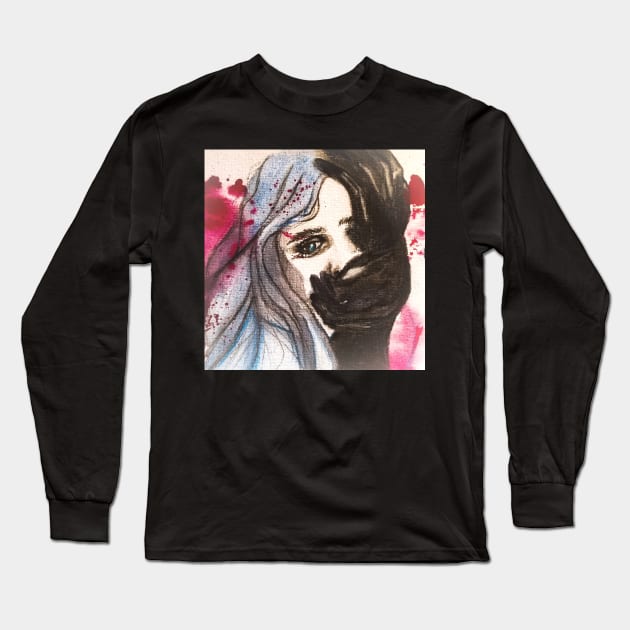 Fear Long Sleeve T-Shirt by teenamarie23art